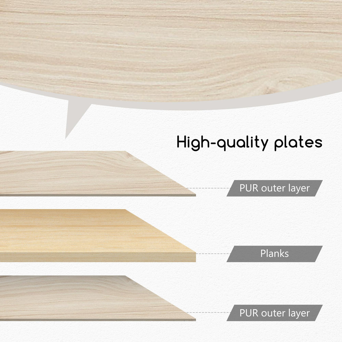 Jerry & Maggie Desktop Organizer Office Storage Rack Adjustable Wood Display Shelf Free Style