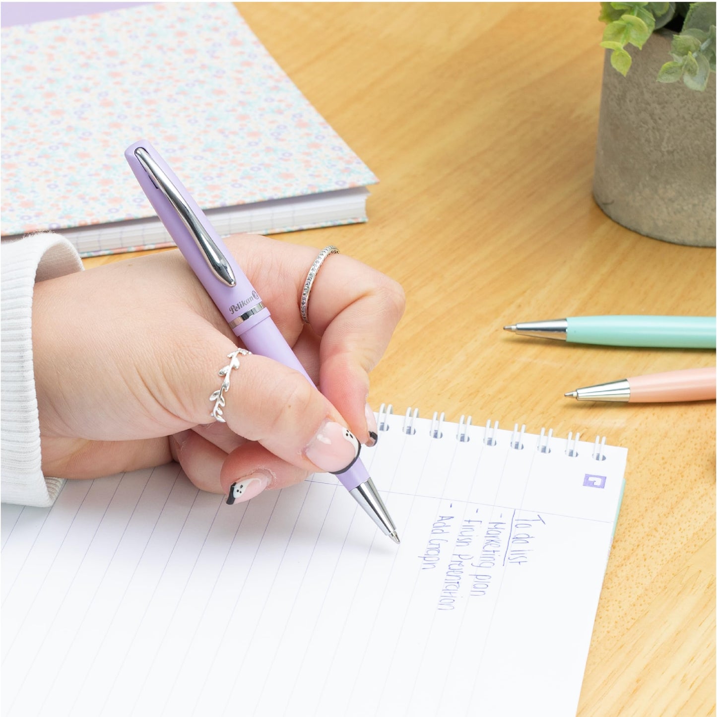 Pelikan Jazz Pastel Ballpoint Pen, Lavender, Boxed, 1 Each (812641)