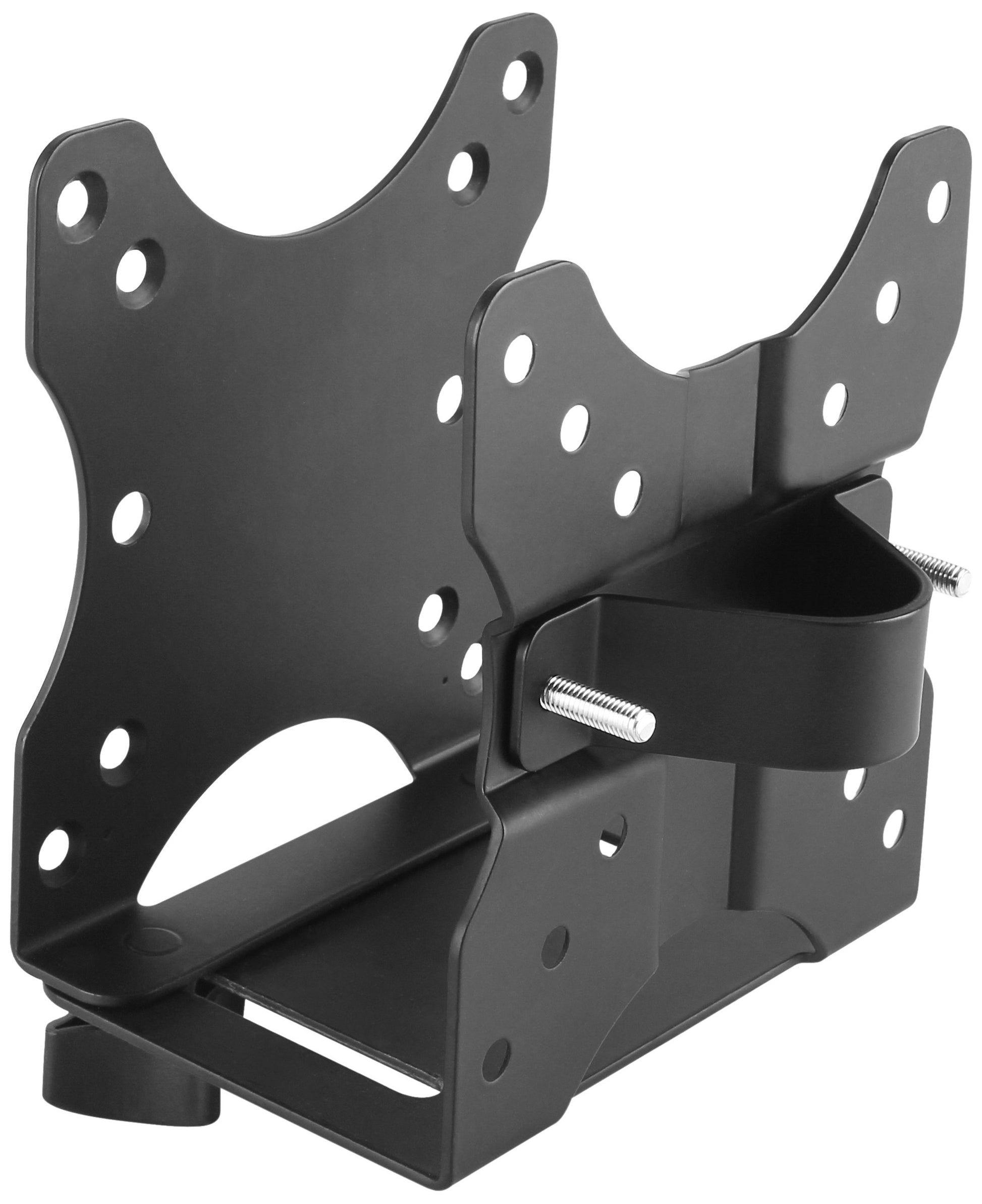 ICY BOX Mini PC Stand (Intel NUC, Mac mini etc.), Up to 5kg, Monitor Stand or VESA Mount, Variable