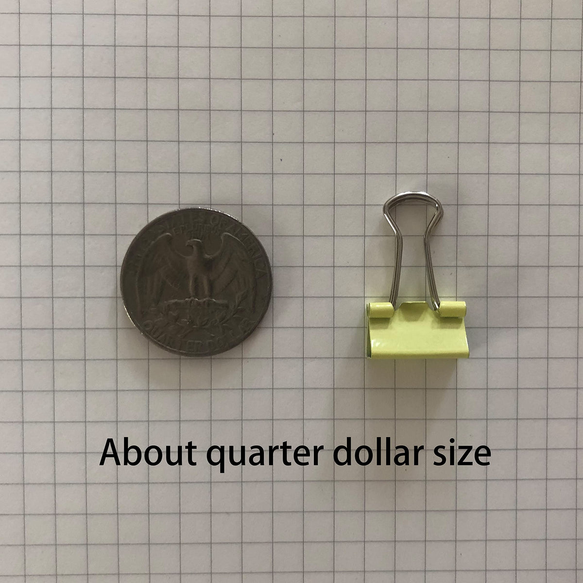 Mini Binder Clips, 5/8" / 0.6 inches / 15 mm a Little Bit Scratch Paper Clips 40 PCS (40 PCS