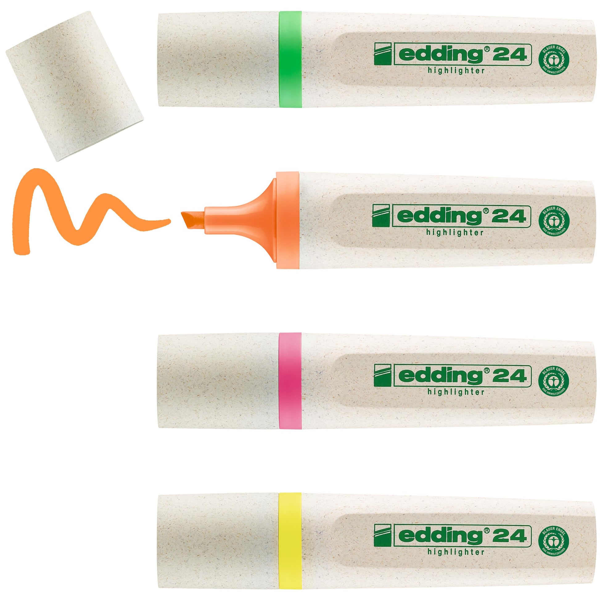 edding 24 Ecoline Highlighter Set, 4-Colors