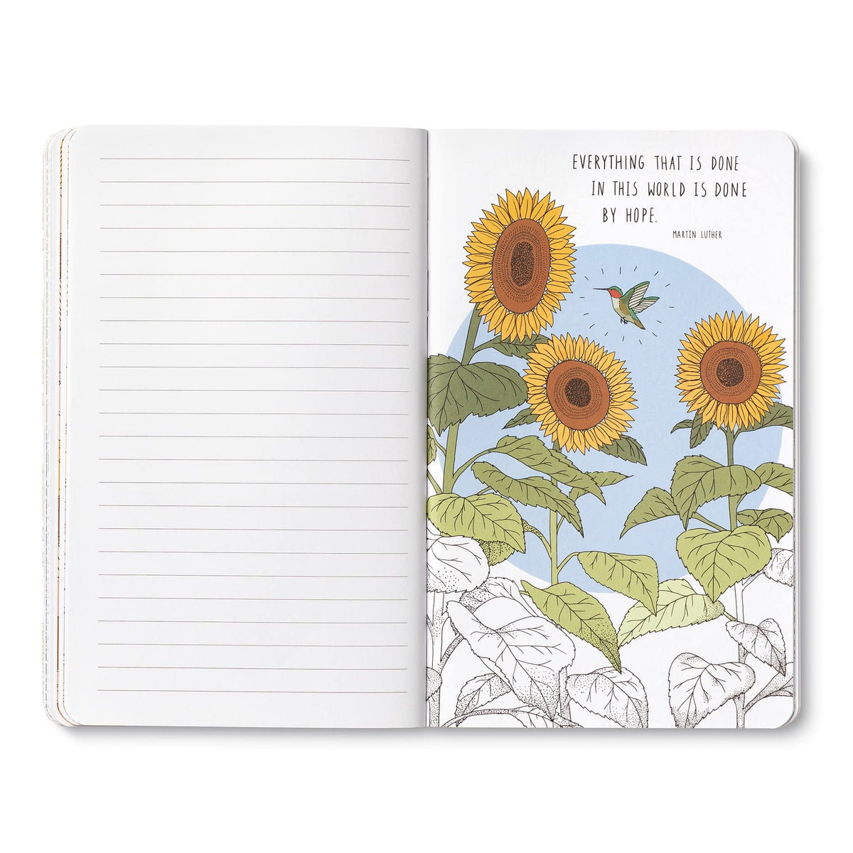 Compendium Softcover Journal - There is always hope… – A Write Now Journal with 128 Lined Pages