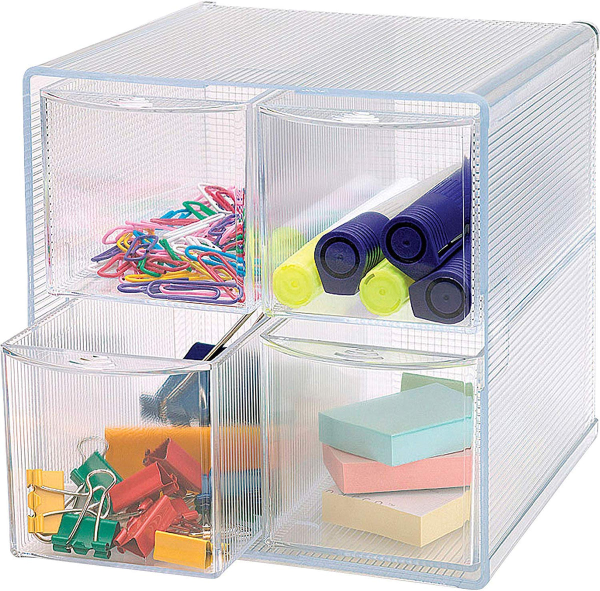 Business Source BSN82977-4-Drawer Storage Organizer