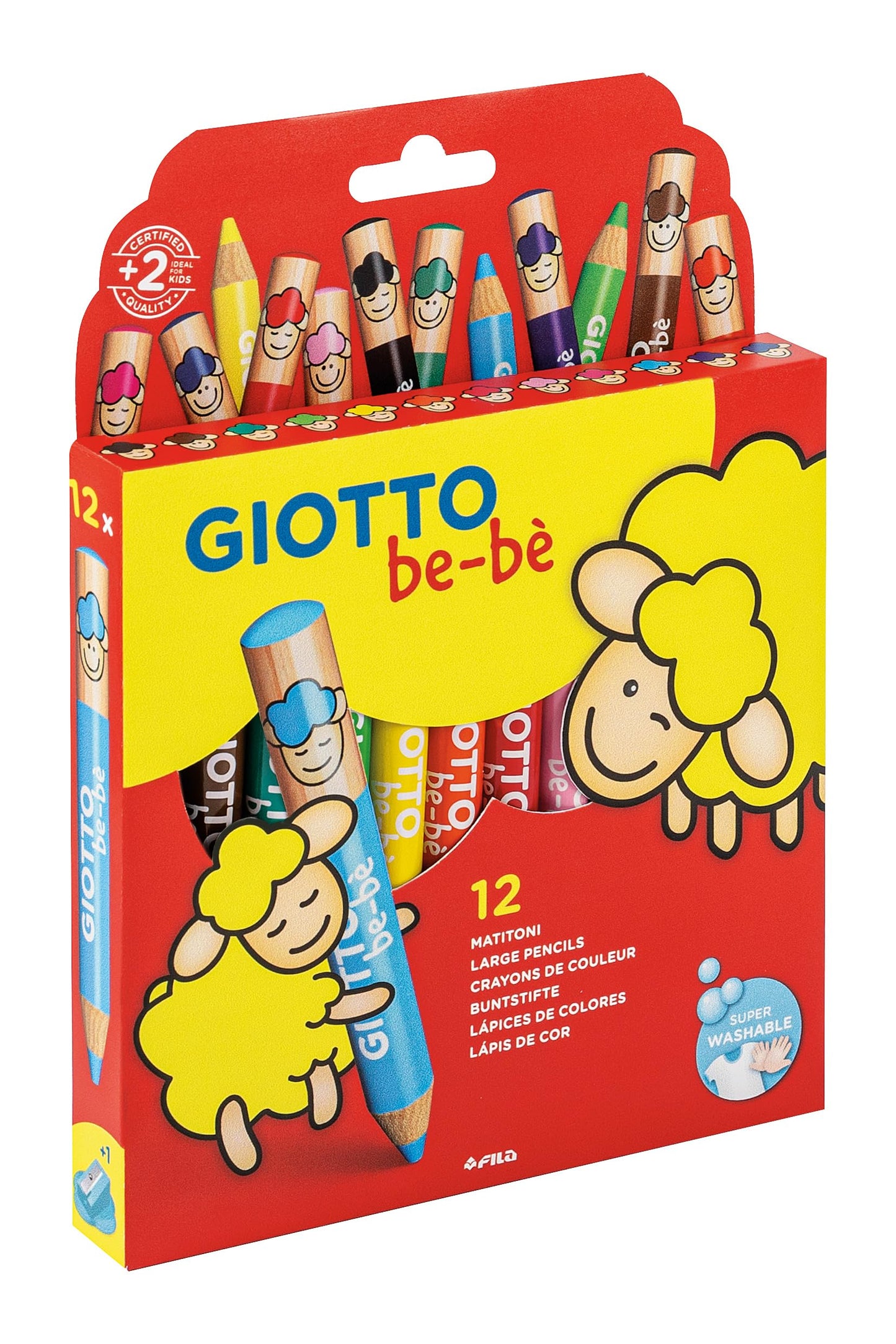 Giotto Bebe' Pencils 12 Pcs