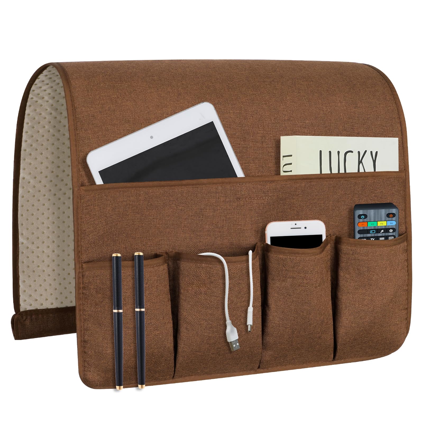 Remote Control Holders for Armchairs, Couch Caddy, Featuring Non-Slip Bases