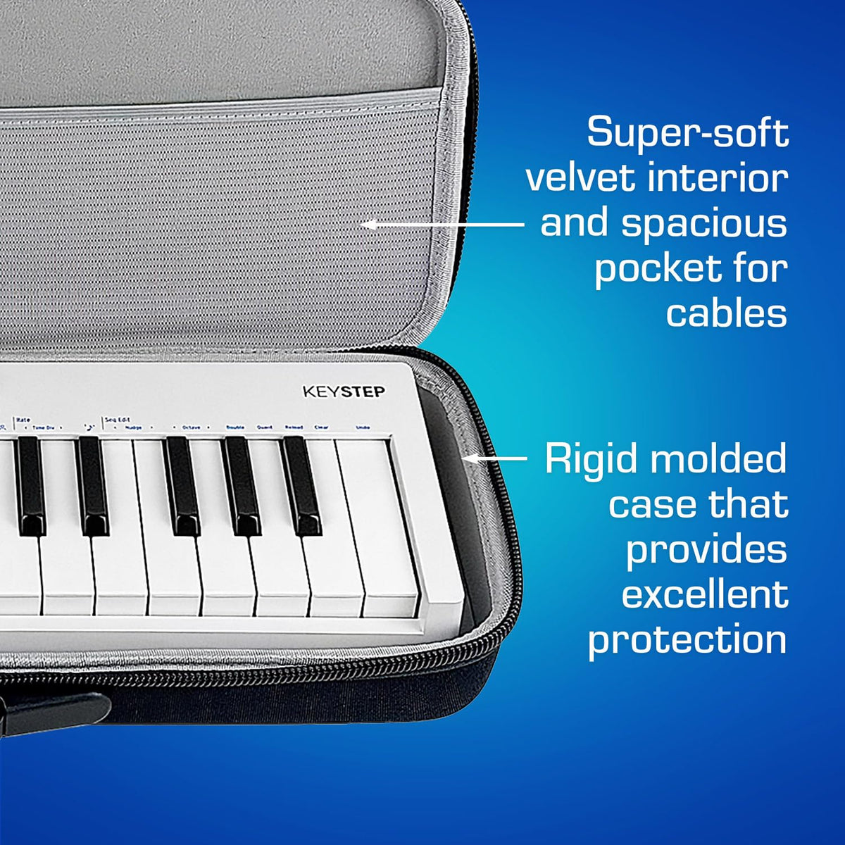 ANALOG CASES Arturia KeyStep mk2 Case - Compact Precise Fit PULSE Hard Case
