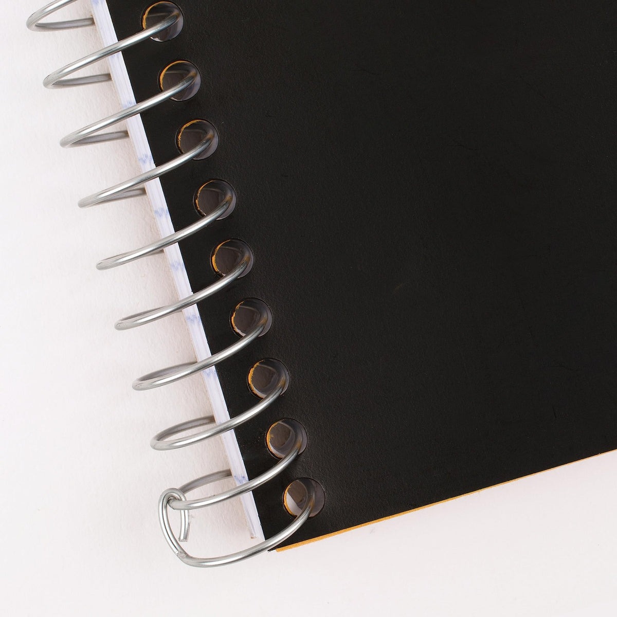Five Star Small Spiral Notebook, 2 Subject, College Ruled Paper, 9-1/2" x 6", 100 Sheets, Black