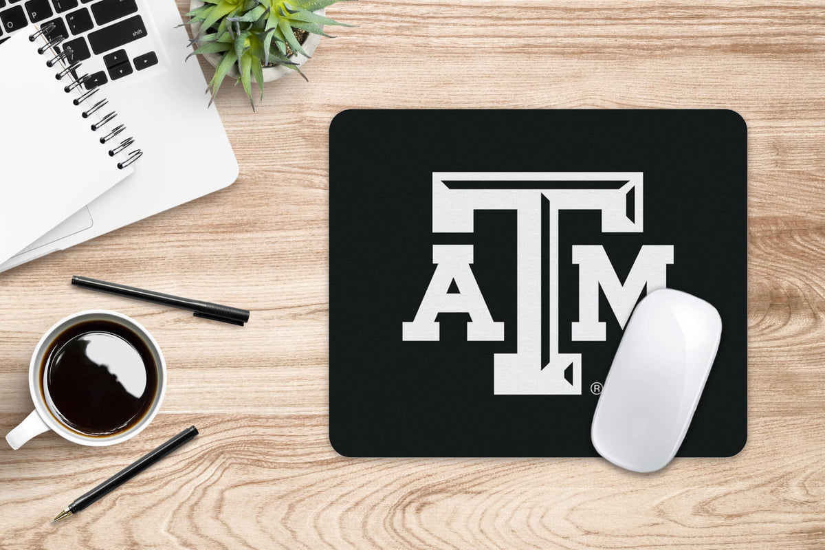 Mouse Pad, Fabric, Texas A&M University Standard/Classic Black