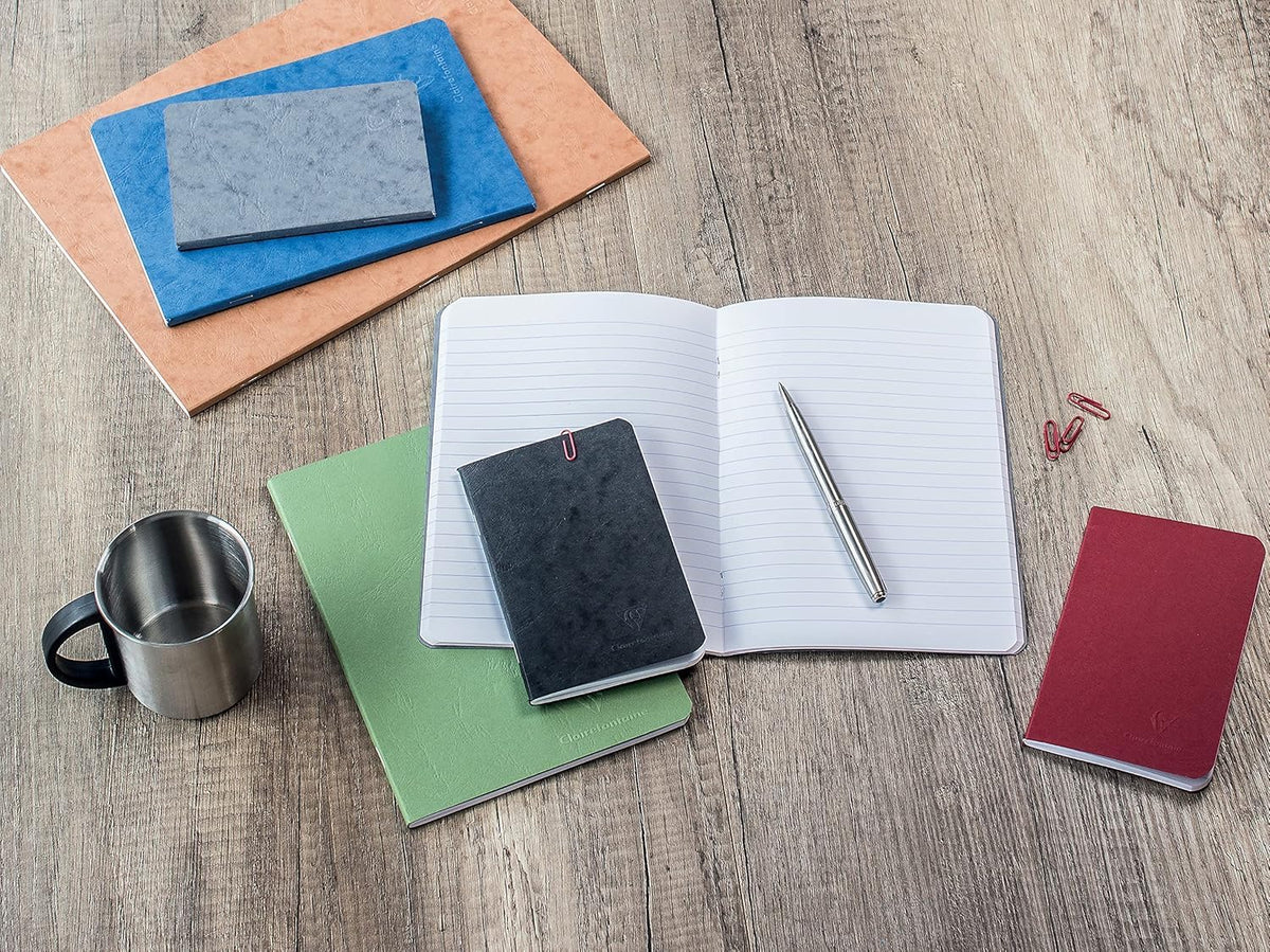 Clairefontaine 'Age Bag' Notebook, A5, Lined, 96 Pages - Green