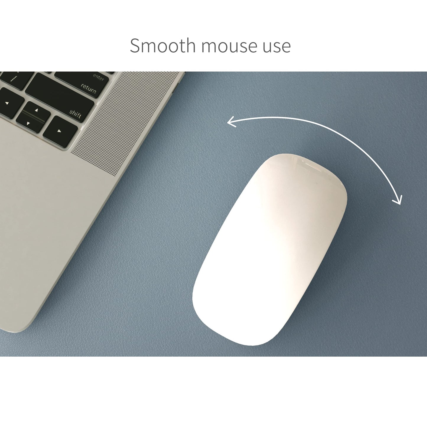 RENMTURE Dual-Sided Mouse Pad, Natural Cork & PU Leather Large Desk Pad for Office and Home Work
