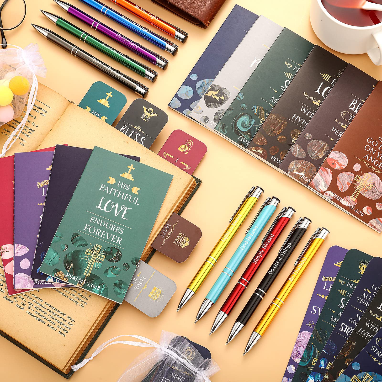 Sinmoe 120 Pcs Christian Bookmarks Scripture,Fresh Color,Classic
