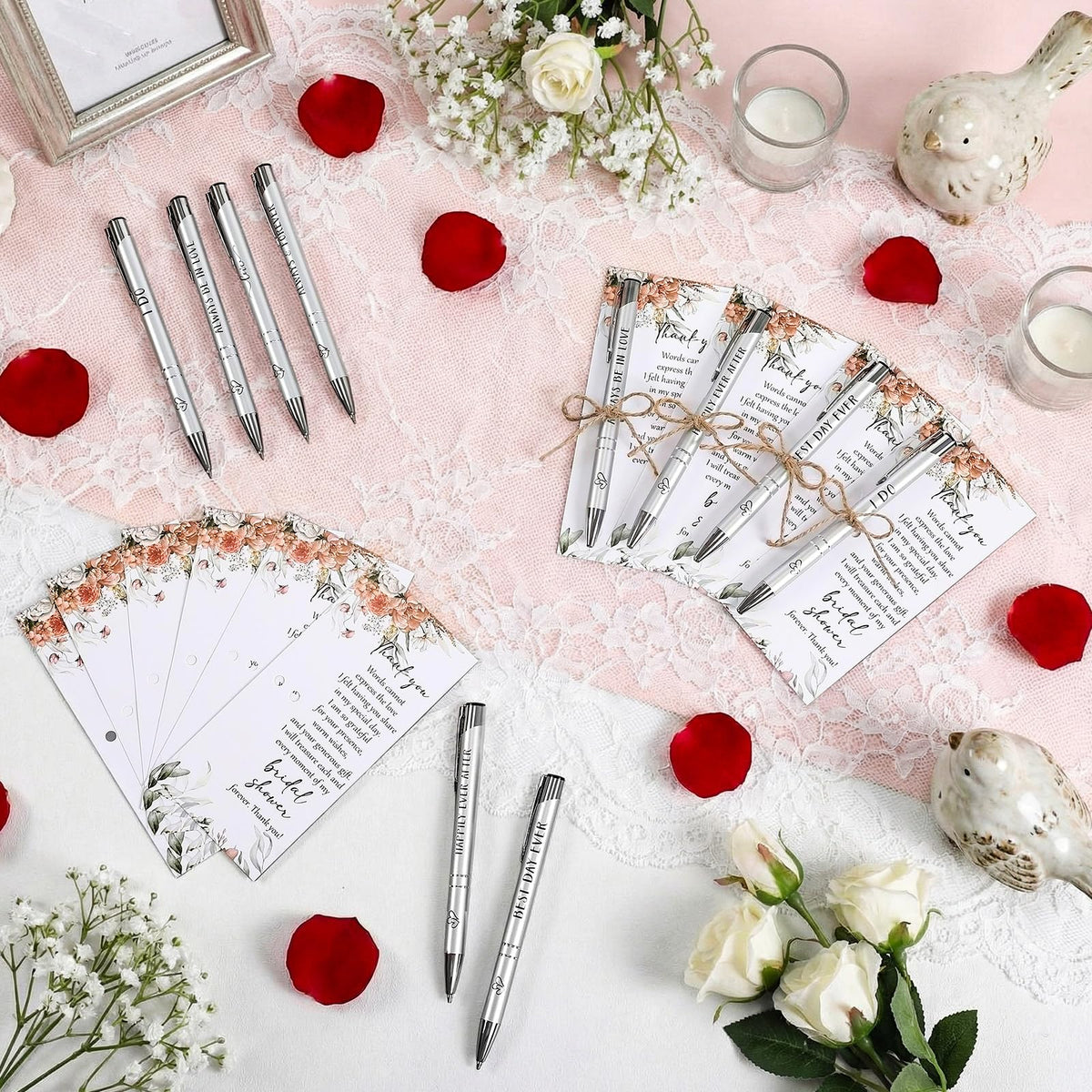 Chiisong 30 Sets Bridal Shower Favors for Guests, Boho Flower