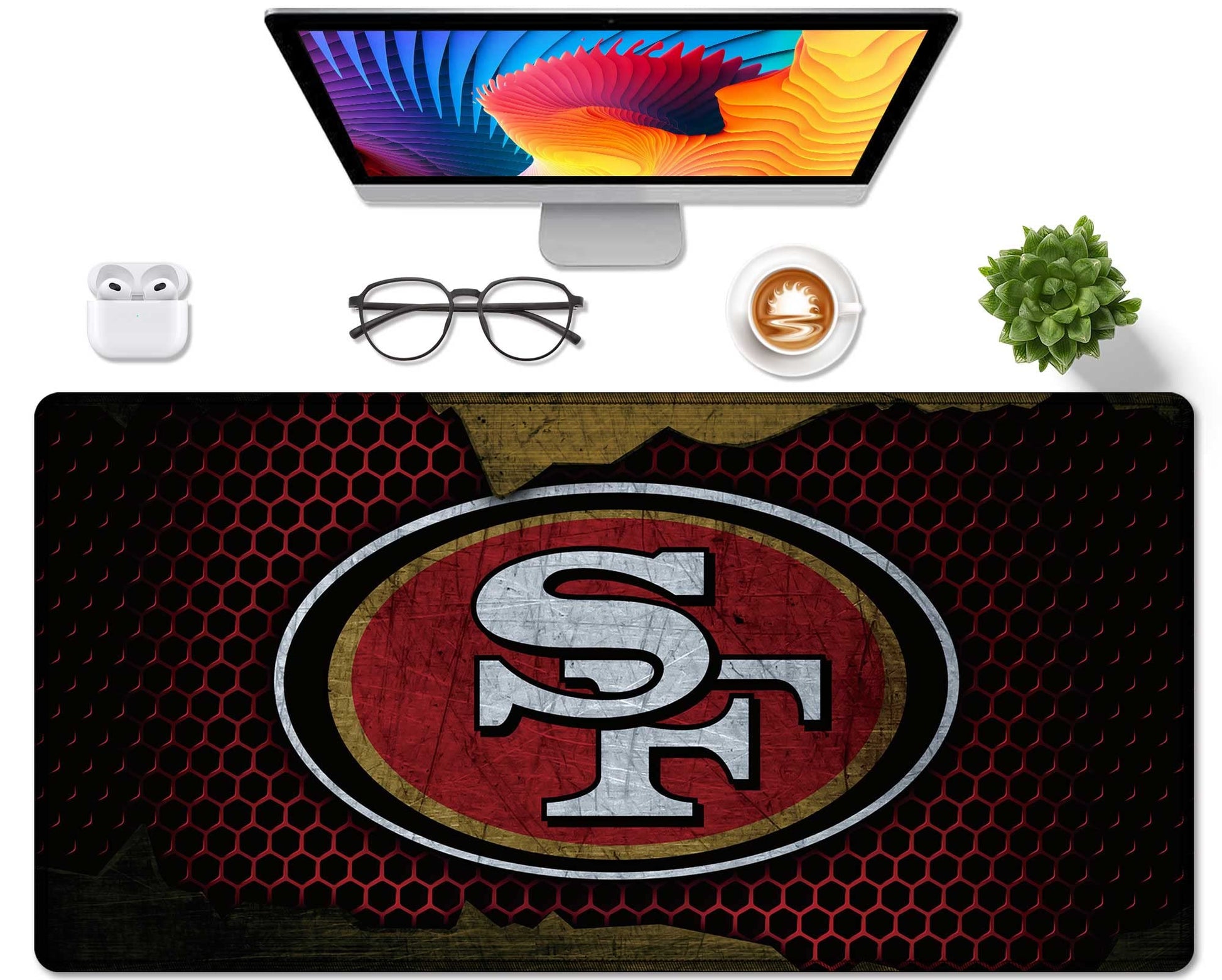 Large Mouse Pad Desk Mat for Home Office, Gaming Mousepad Extended Desk pad - Computer Keyboard