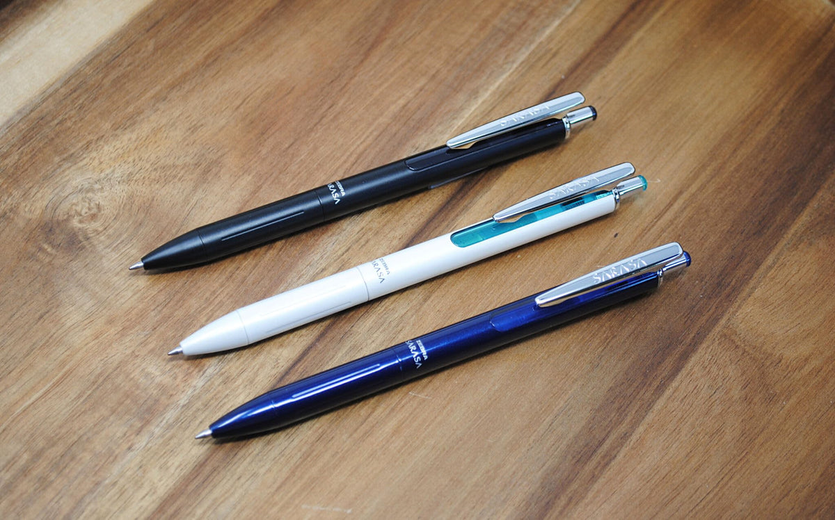 Zebra Pen SARASA Grand Retractable Gel Pen Git Set, Black Ink, 0.7mm, 3-Pk