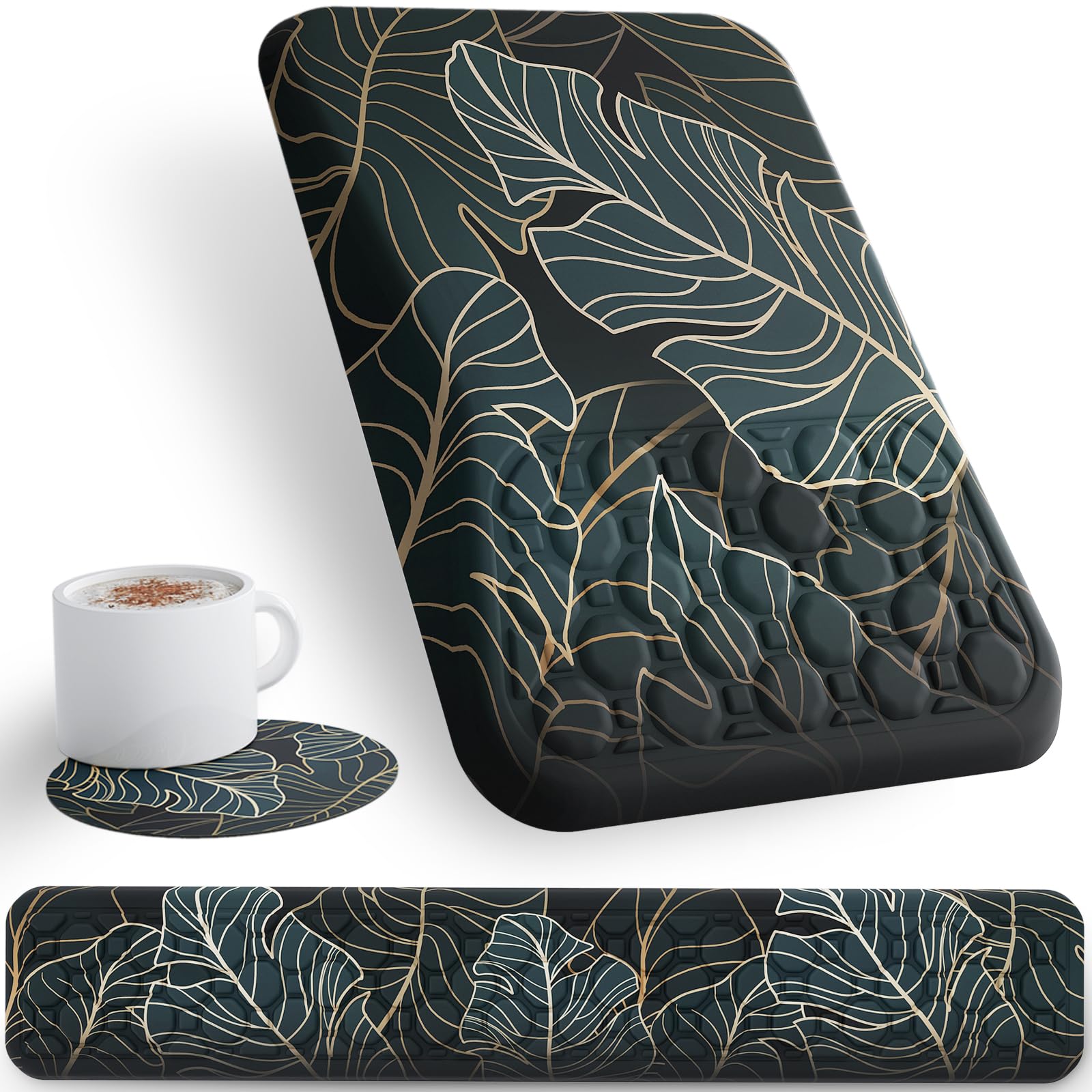 Ospelelf Keyboard Wrist Rest Ergonomic Mouse Pad with Wrist Rest Support Wrist Rest for Computer