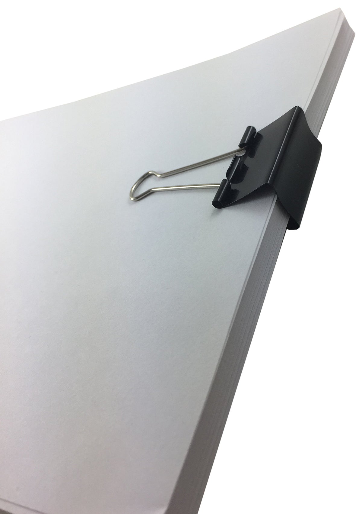 Clipco Binder Clips Medium 1.25-Inch Black 96-Pack