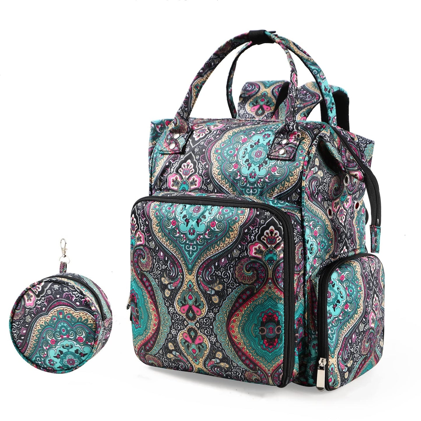 KOKNIT crochet bag,knitting Backpack and Tote Bag Storage Bag Large capacity Yarn Storage Organizer