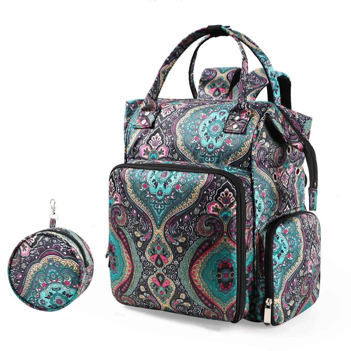 KOKNIT crochet bag,knitting Backpack and Tote Bag Storage Bag Large capacity Yarn Storage Organizer