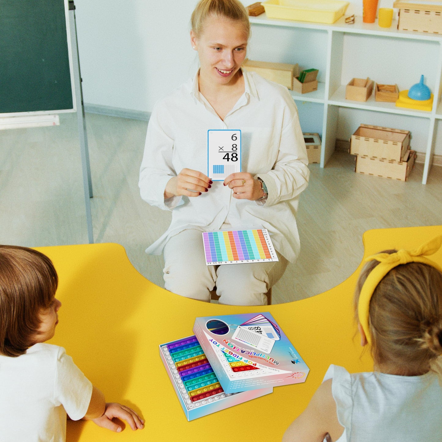 Multiplication Flash Cards 3rd Grade with Multiplication Chart - Times Table Flash Cards Math Game