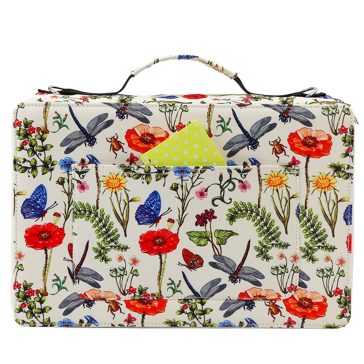 Lbxgap 480 Slots Pencil Case, 5-Layer Organizer with Shoulder Strap