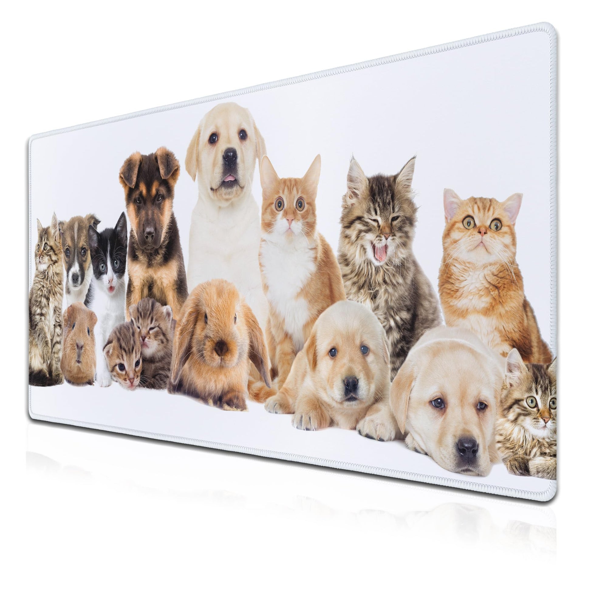 Samgula Computer Desk Pad Dog Desktop?Mat, Gaming Mousepads Keyboard Pad, Cool Mouse Pads