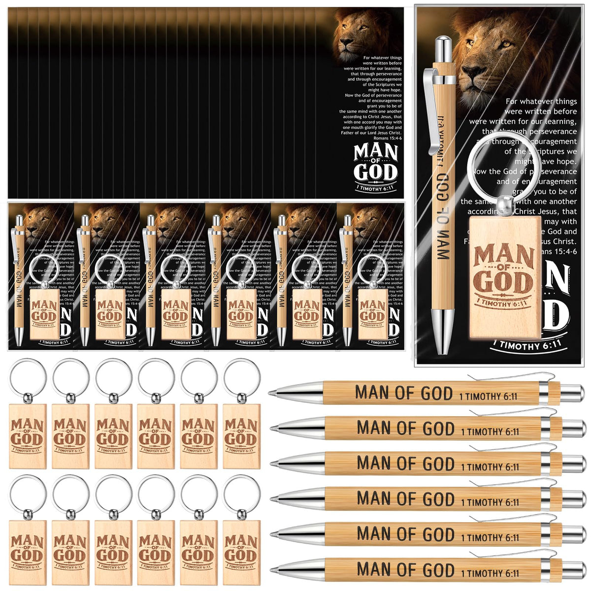 Landical 40 Sets Pastor Appreciation Gifts for Men Christian Pastor Gifts