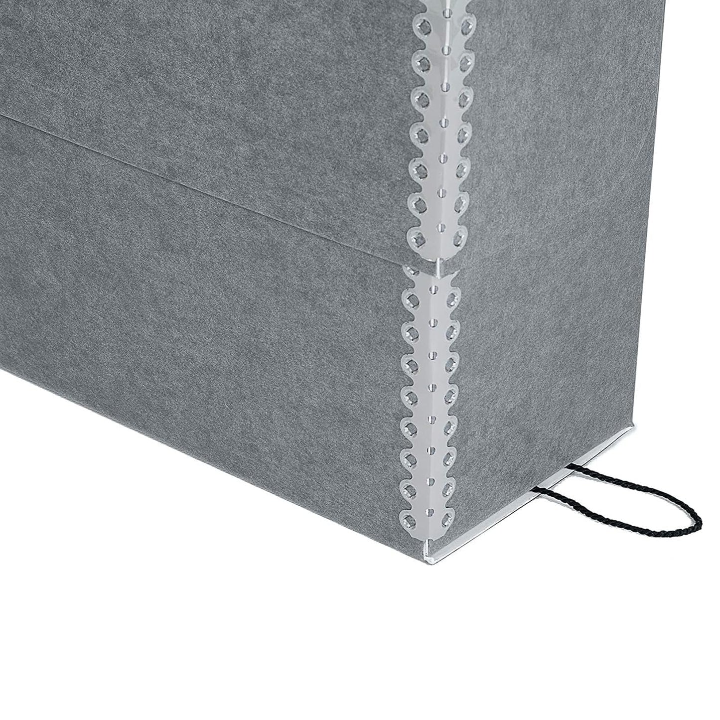 Lineco Archival Document Storage Box, Gray, 15.5" x 12.5" x 5"