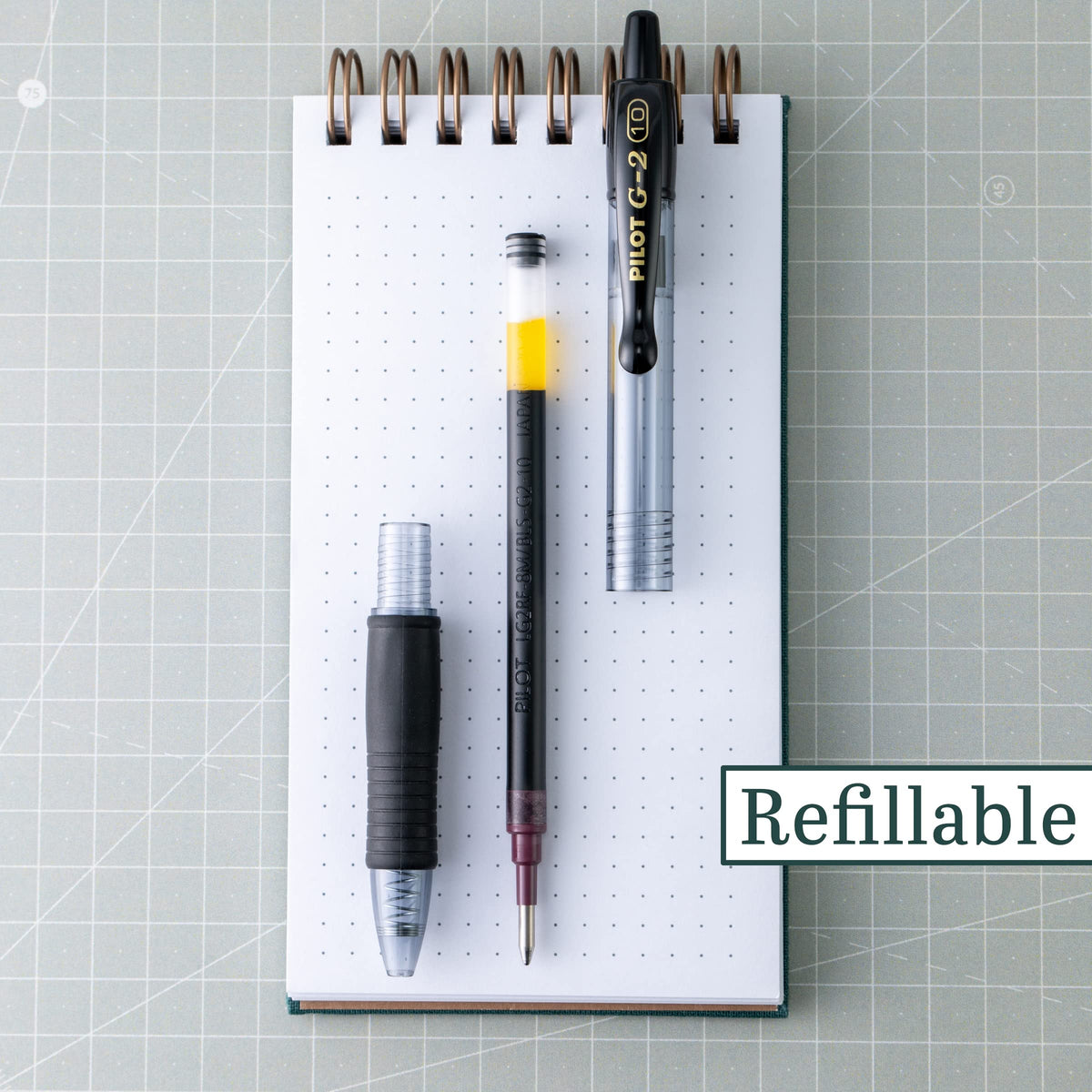 Pilot G2 Retractable Gel Ink Roller Ball Pens, Bold Point Black 10-PACK(31237)