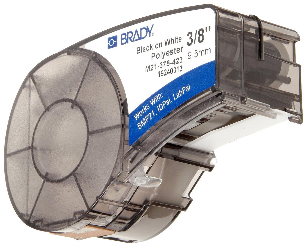 Brady Authentic (M21-375-423) Harsh Environment Polyester Label for Barcode, Solar Panel, and