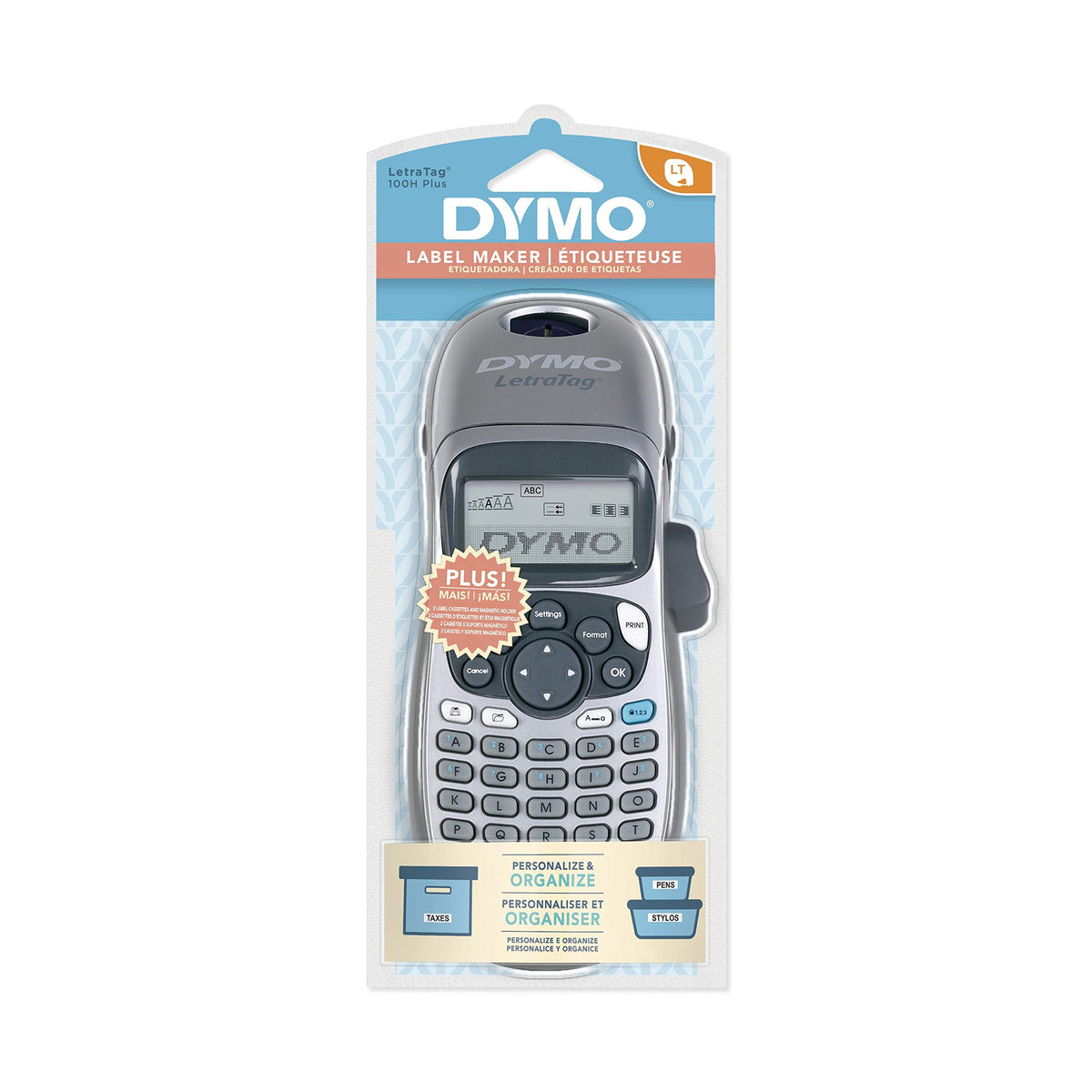 DYMO LetraTag 100H Plus Handheld Label Maker - for Office or Home Organization