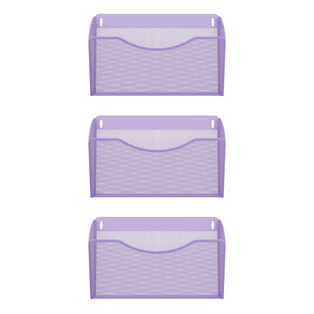 EasyPAG Wall File Organizer, Metal Mesh Hanging File Folder Holder for Letter/A4 Size Folders