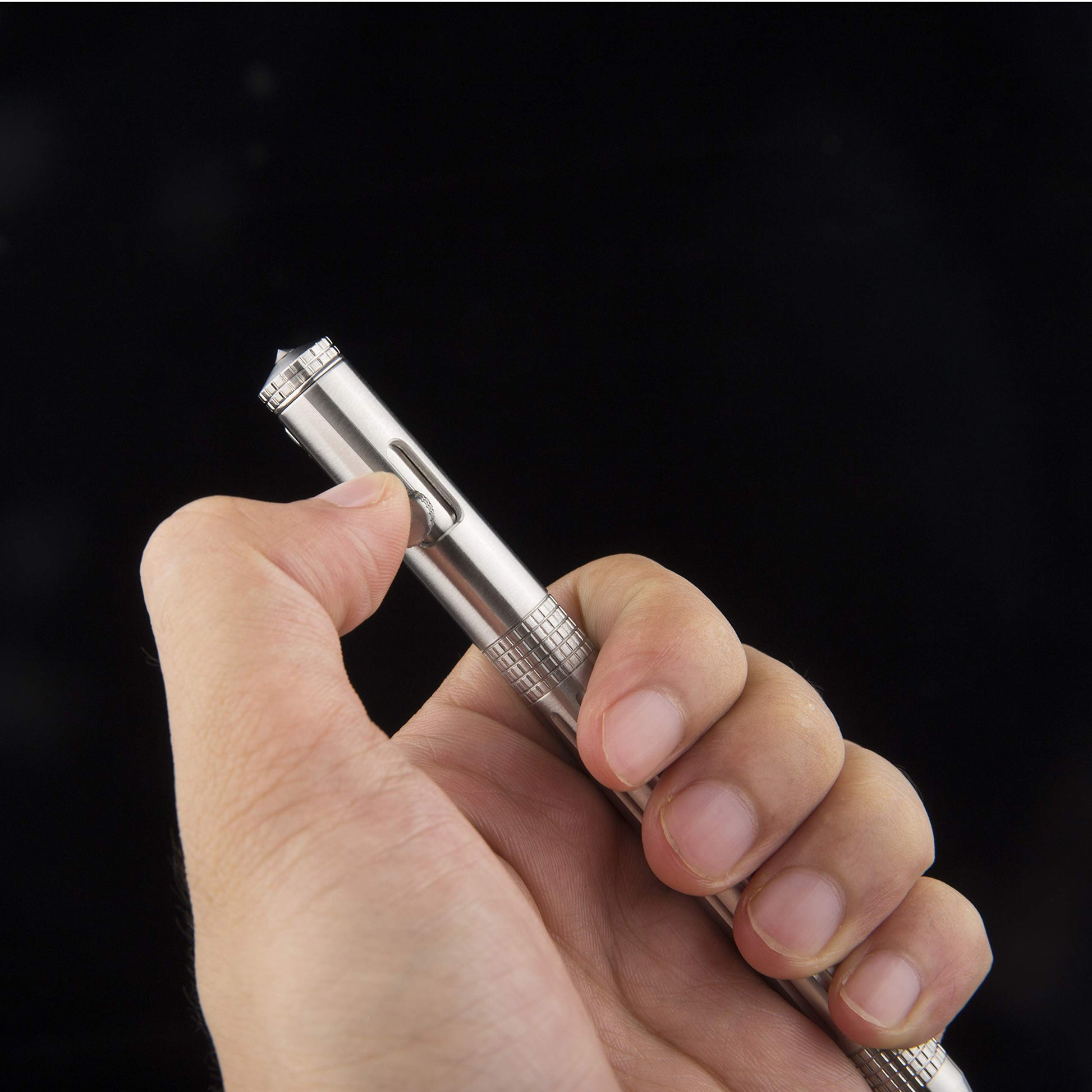 SMOOTHERPRO Stainless Steel Bolt Action Pen，Compatible with Parker Refills
