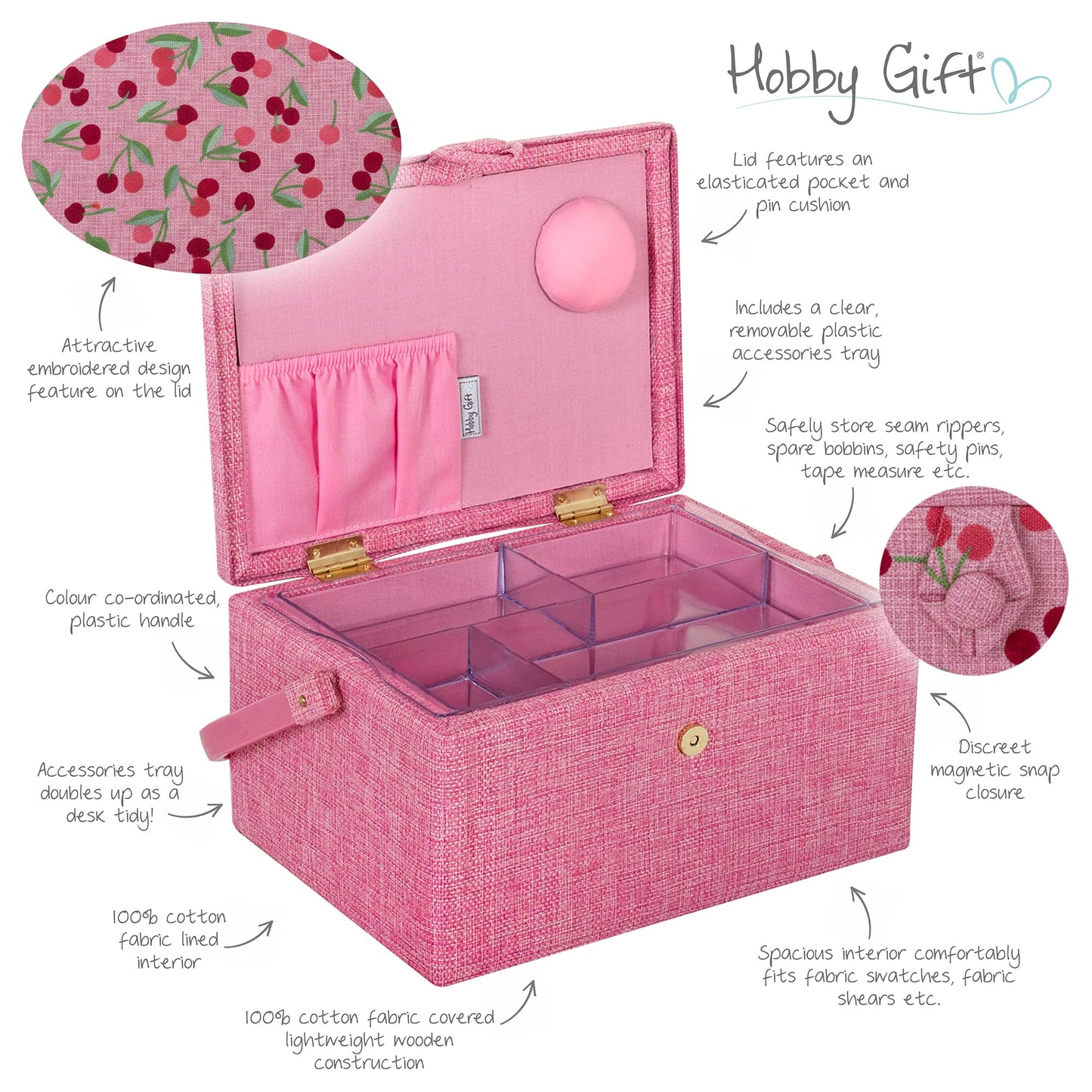 Hobby Gift Medium Sewing Box Organiser