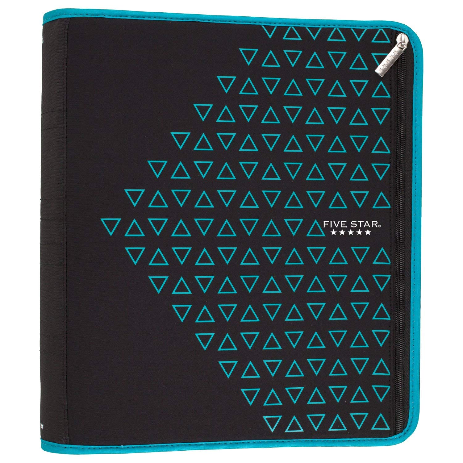 Five Star Zipper Binder, 2 Inch 3 Ring Binder, Xpanz Expandable with Interior Pockets, Assorted