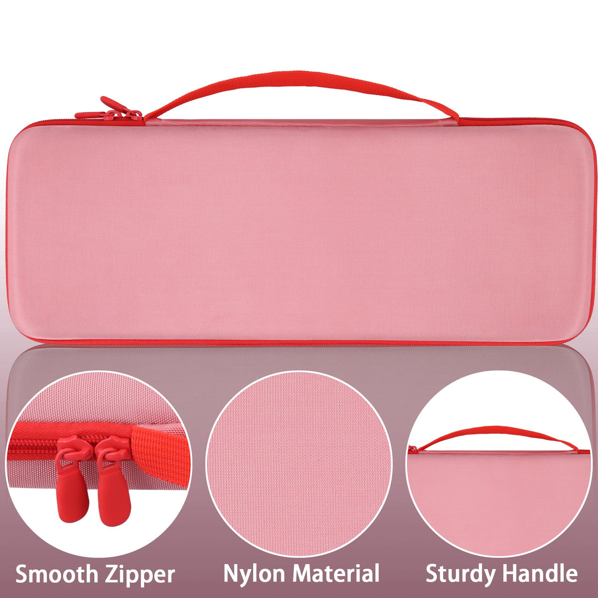 co2CREA Hard Case for Logitech POP ICON Keyboard & Mouse Combo, Rose
