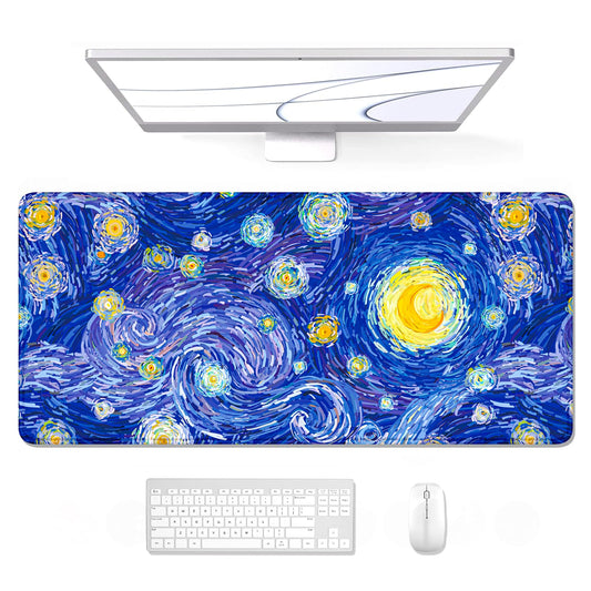 Auhoahsil Desk Mouse Pad, Large Gaming Mousepad, XXL Desk Pad, Extended Long Superior Micro-Weave