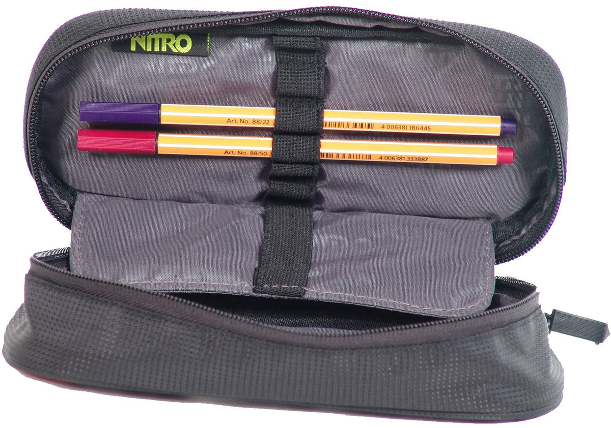 Nitro Pencil Case, Federmäppchen, Schlampermäppchen, Faulenzer-Box, Federmappe, Stifte-Etui