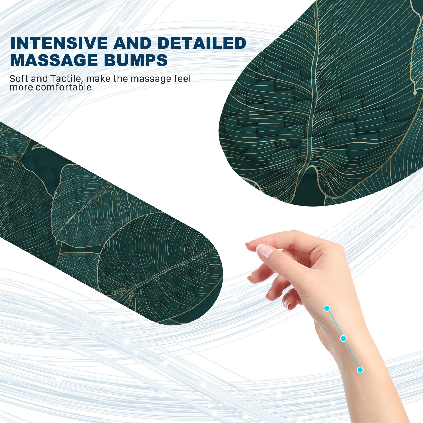Hasinart Ergonomic Mouse Pad and Keyboard Wrist Rest with Massage Design, Space-Saving Mouse Pad