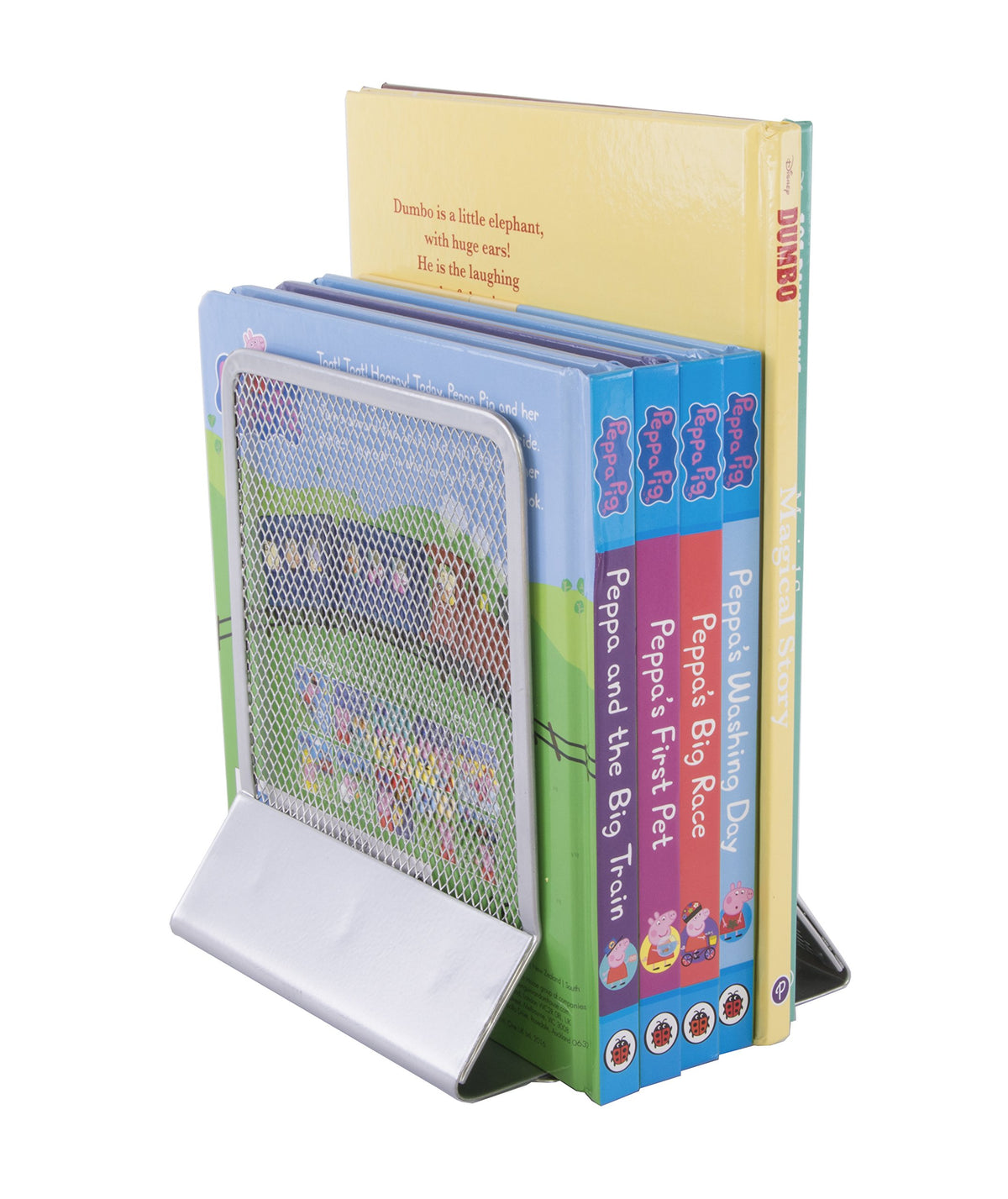 Osco Mesh Bookends - Silver (Pack of 2), MBE 1 Silver