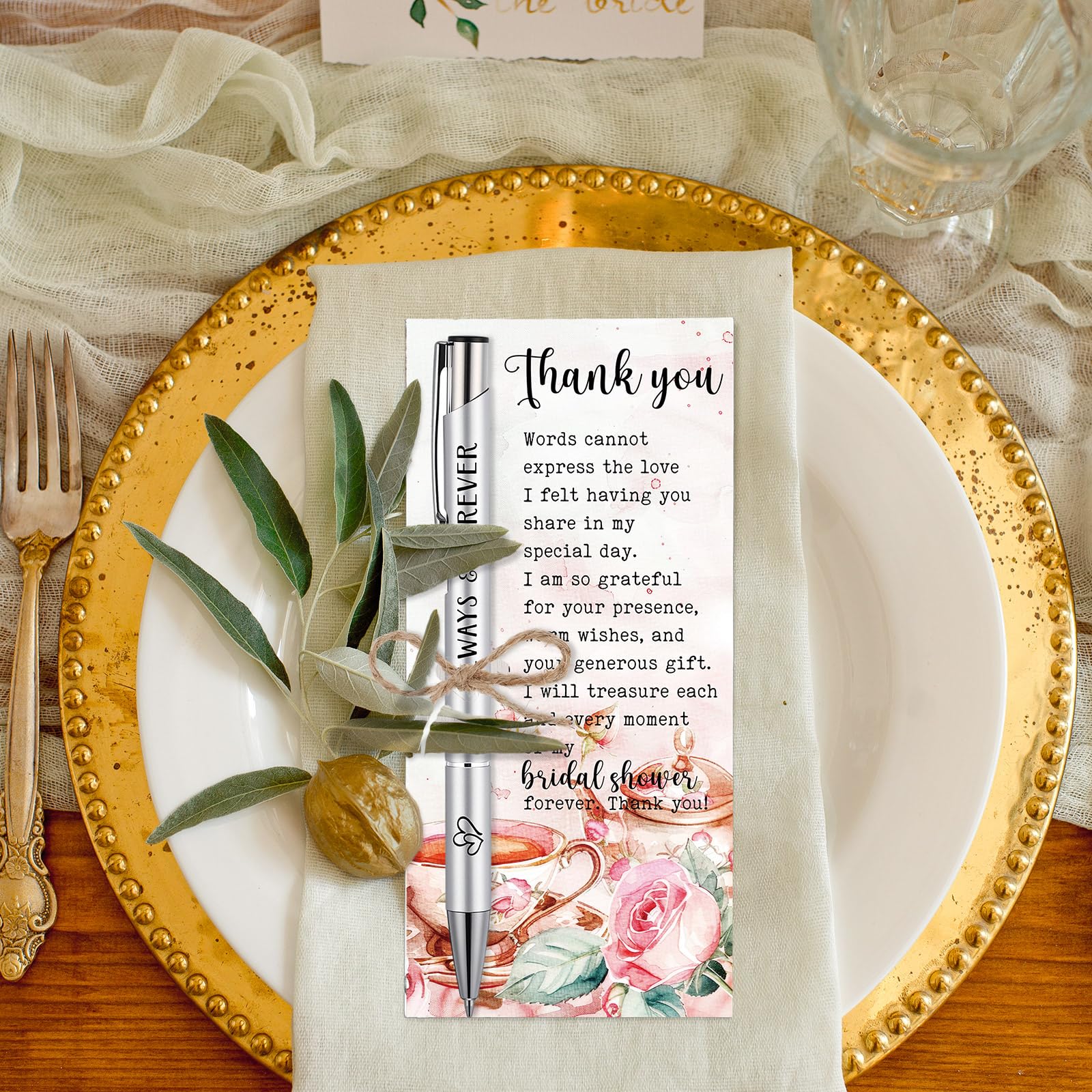 Chiisong 30 Sets Bridal Shower Favors for Guests, Tea Party