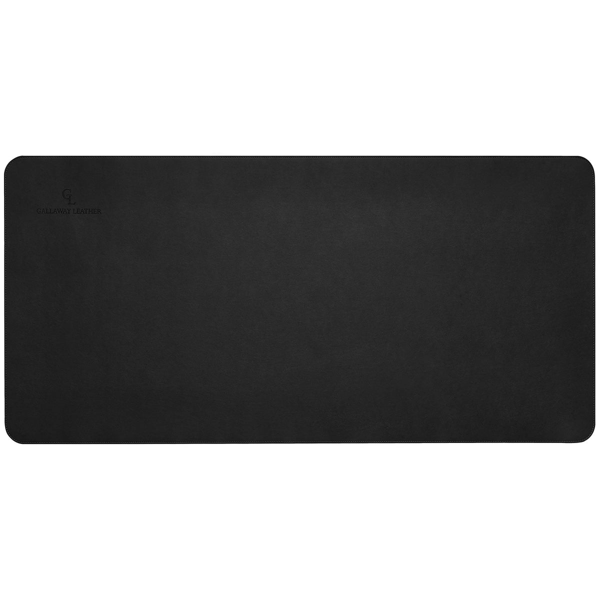 Gallaway Leather Desk Mat, Office Writing Desk Pad, Large 36" x 17" Black, for Top of Desks, Gift