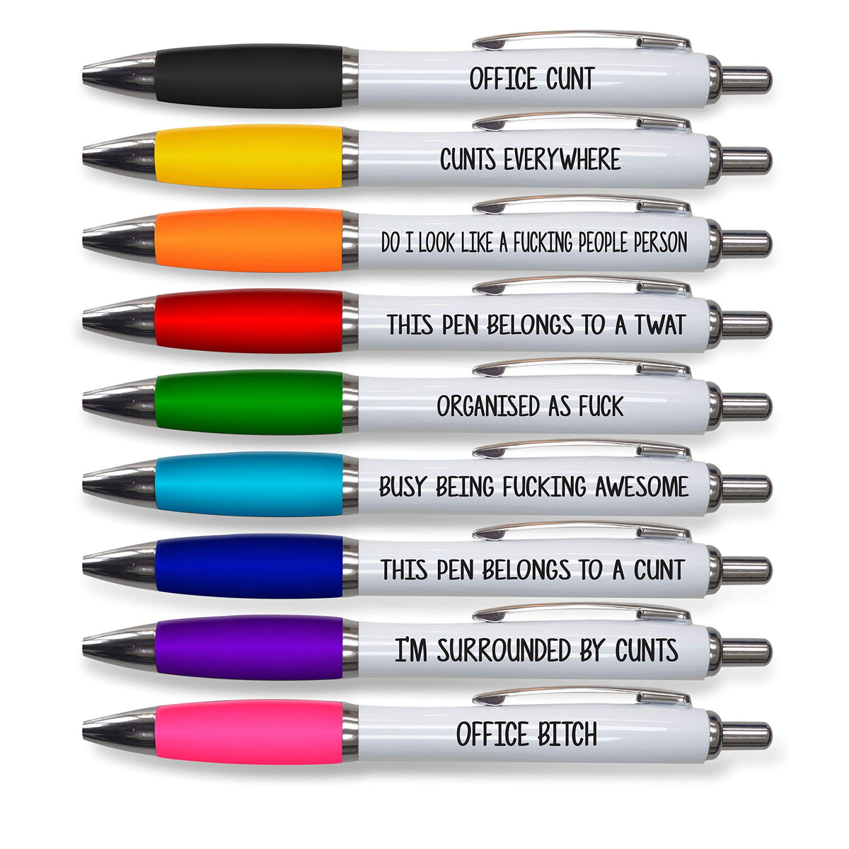Peachy Antics Rude Pens For Adults | Funny Boss Gifts Leaving Presents For Colleagues | Silly