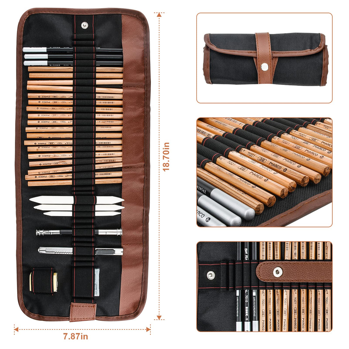 YunQiDeer Drawing Pencils Art Supplies for Beginners & Adults