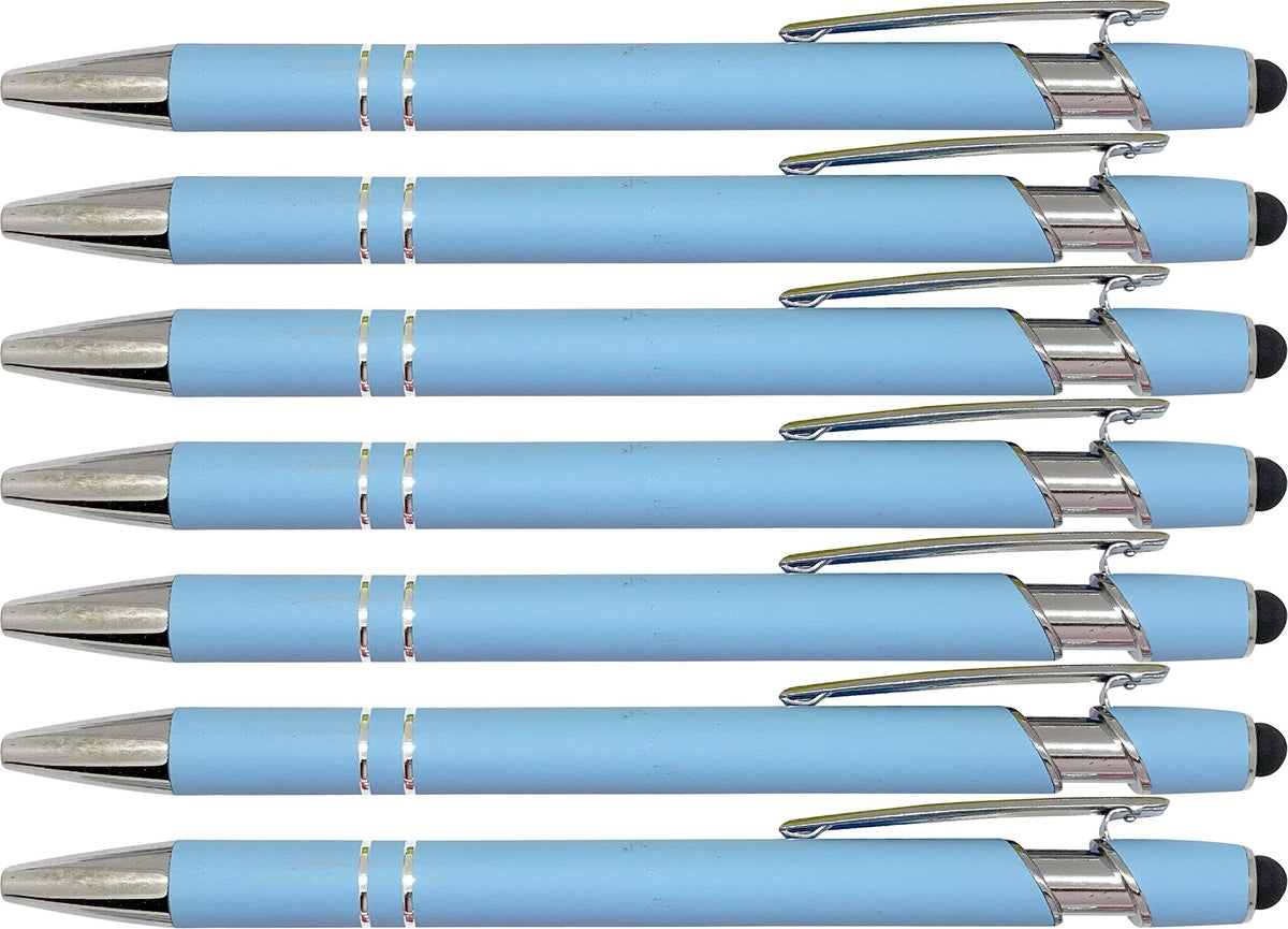 Express Pencils Pastel Rubberized Soft Touch | Pastel Colors | Ballpoint Pen with Stylus Tip a