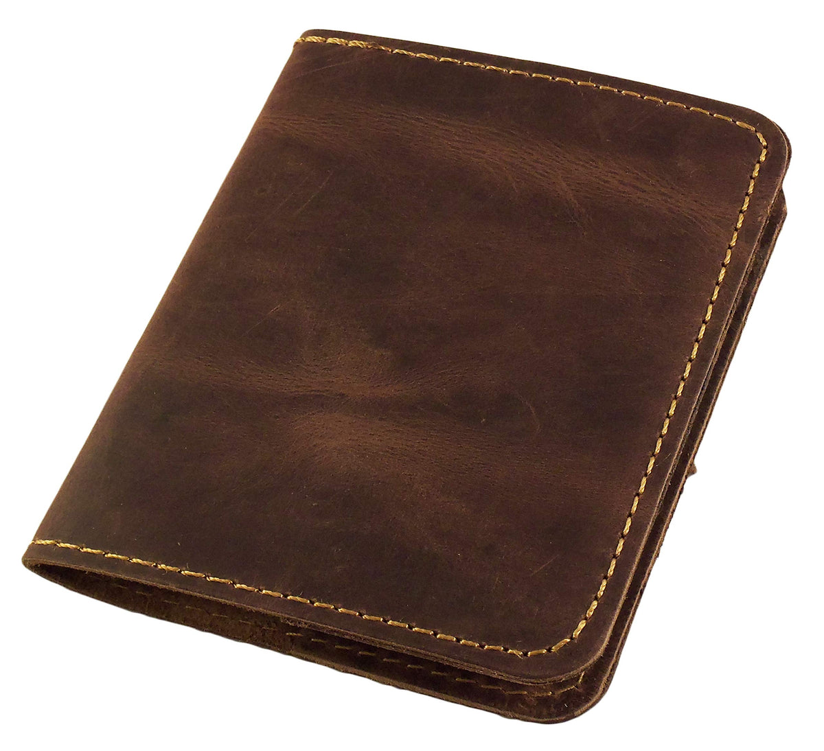 Rustic Ridge Leather Refillable Leather Pocket Notebook - Mini Composition Cover - Fits Standard