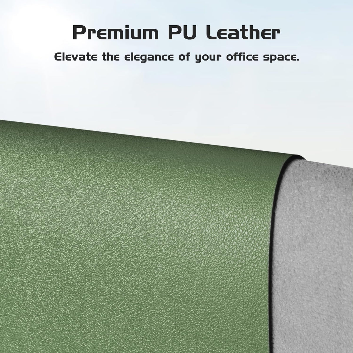 Aothia Leather Desk Pad Protector, Office Desk Mat, Large Mouse Pad, Laptop Desk Pad, Non-Slip PU