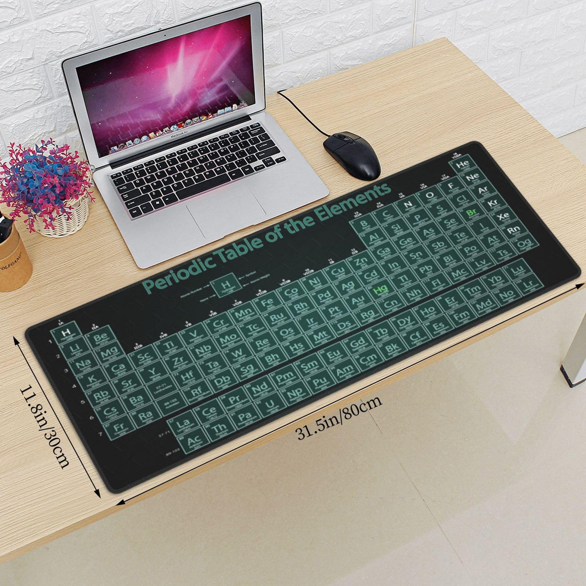 Periodic Mouse Pad XL Extended Desk Mat, Computer Mousepad