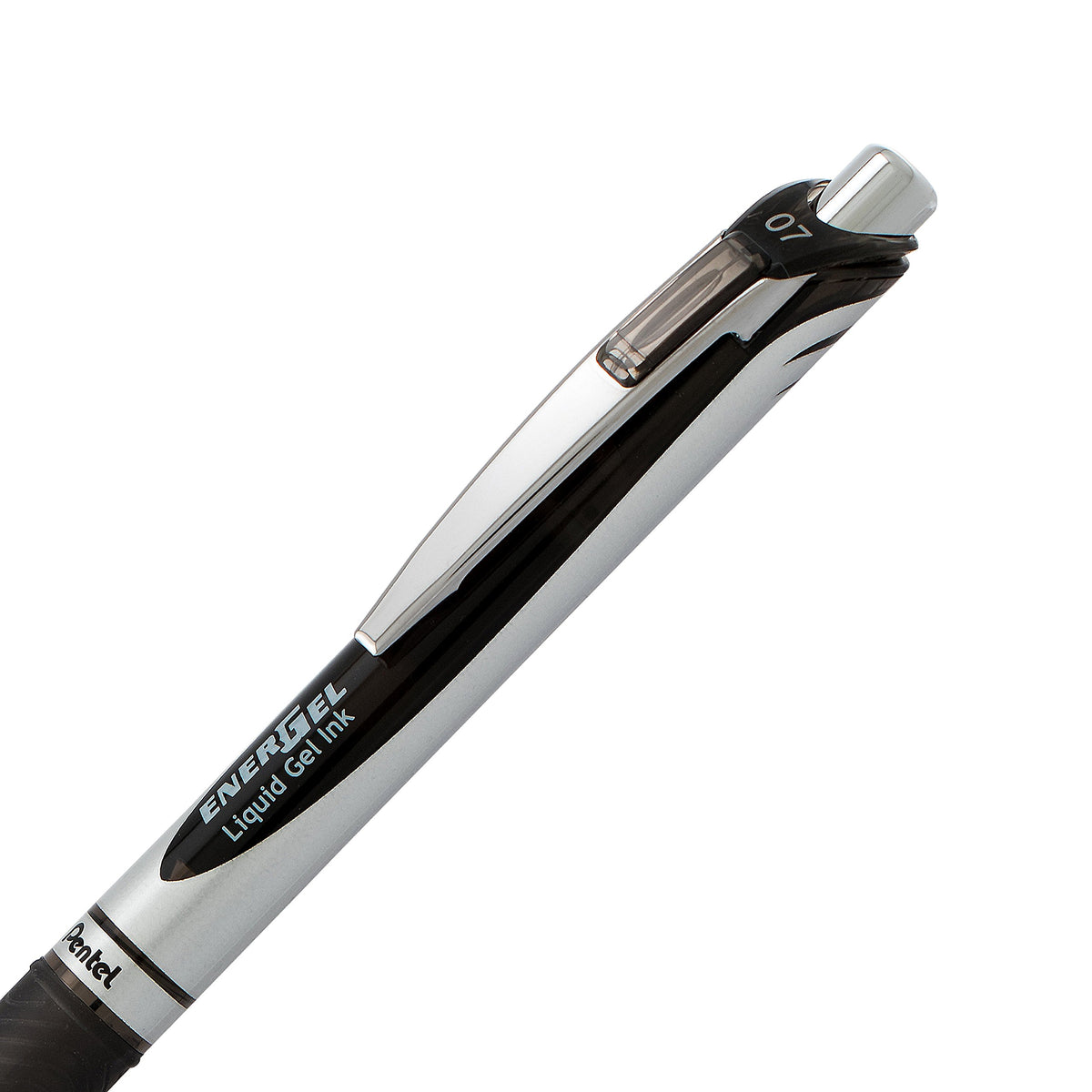 Pentel EnerGel RTX Retractable Liquid Gel Pen, (0.7mm) Metal Tip, Medium Line,Assorted Ink, 8-Pk