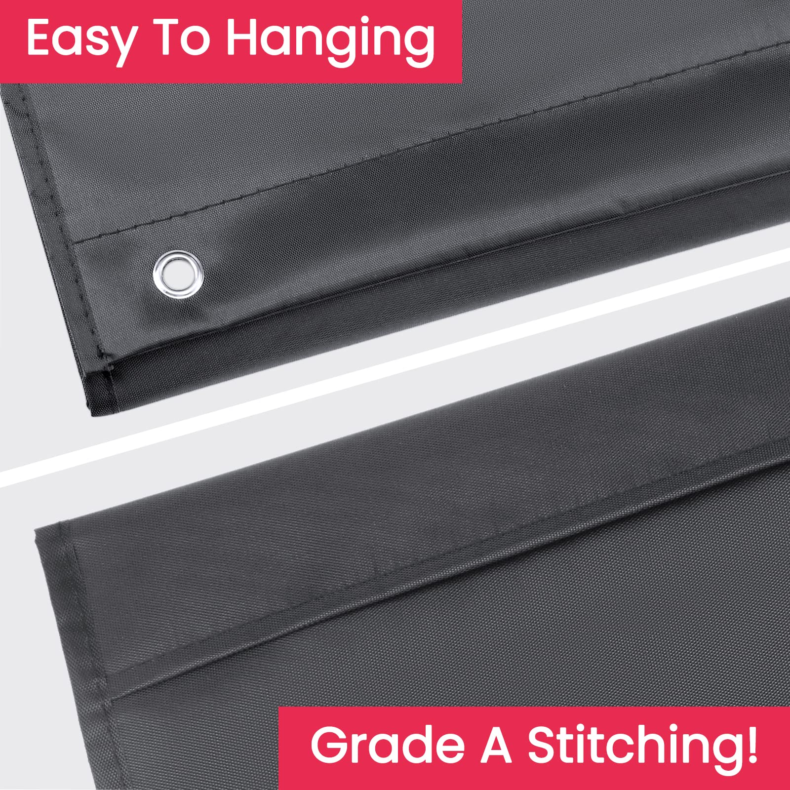 Godery Folder Pocket Chart (Black), Cascading Wall Organizer for School, Classroom, Home or Office