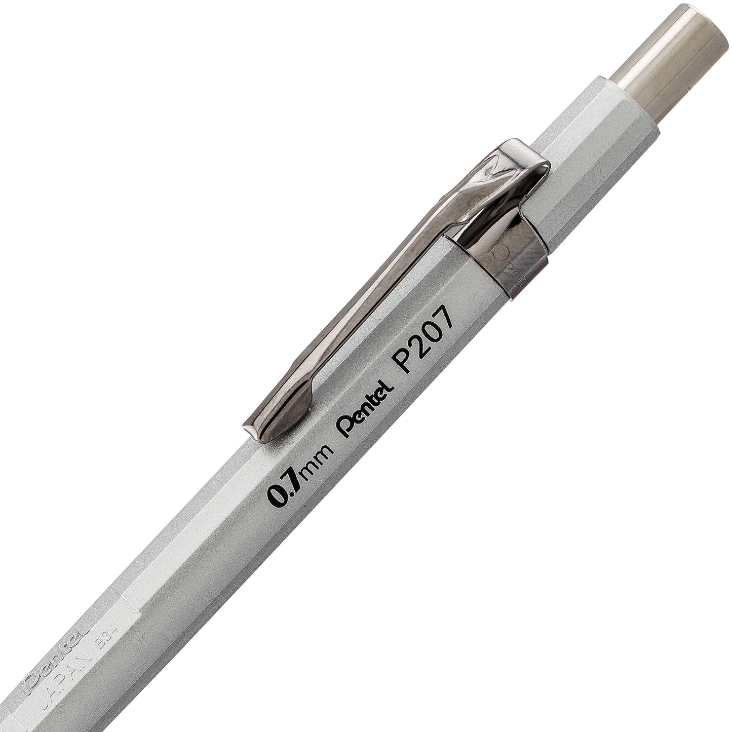Pentel Sharp Mechanical Pencil, (0.7mm), Medium Line, Metallic Barrel, Assorted Colors, Pack of 3